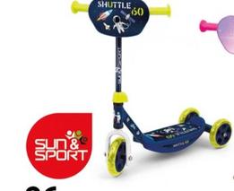 Oferta de Sun&Sport - Patinete Espacial De 3 Ruedas por 26,99€ en ToysRus