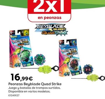 Oferta de Beyblade - Peonzas Quad Strike por 16,99€ en ToysRus