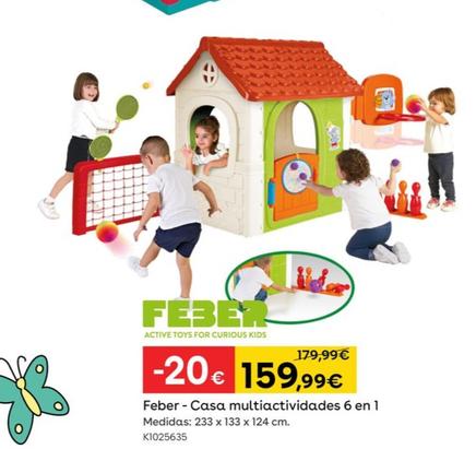 Oferta de Feber - Casa Multiactividades 6 En 1 por 159,99€ en ToysRus