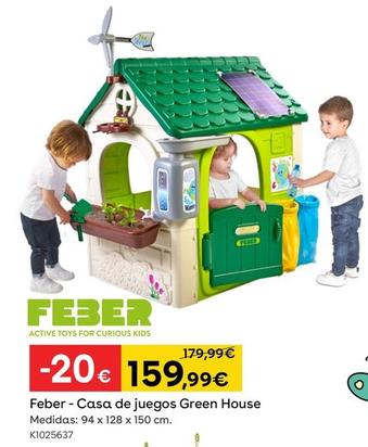 Oferta de Feber - Casa De Juegos Green House por 159,99€ en ToysRus