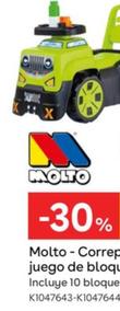 Oferta de Molto - Correpasillos Suv 3 En 1 Con Juego De Bloques por 25,89€ en ToysRus