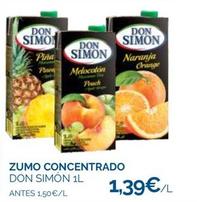 Oferta de Don Simón - Zumo Concentrado por 1,39€ en Supermercados La Despensa