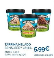Oferta de Ben & Jerry's - Tarrina Helado por 5,99€ en Supermercados La Despensa