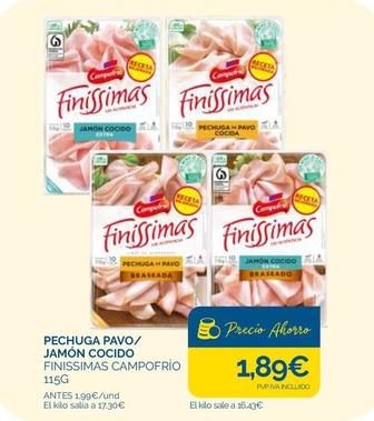 Oferta de Campofrío - Pechuga Pavo por 1,89€ en Supermercados La Despensa