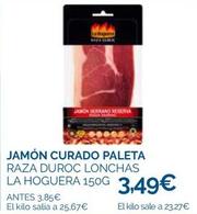 Oferta de Duroc - Jamón Curado Paleta por 3,49€ en Supermercados La Despensa