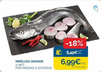 Oferta de Merluza Grande por 6,99€ en Supermercados La Despensa