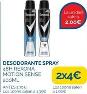 Oferta de Rexona - Desodorante Spray en Supermercados La Despensa