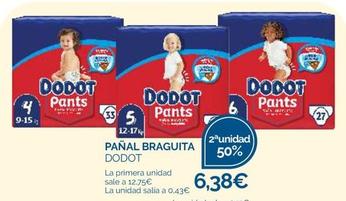 Oferta de Dodot - Pañal Braguita por 12,75€ en Supermercados La Despensa