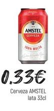 Oferta de Amstel - Cerveza por 0,33€ en Comerco Cash & Carry