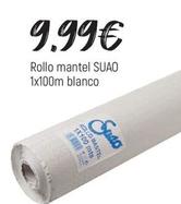 Oferta de Suao Rollo Mantel 1x100m Blanco por 9,99€ en Comerco Cash & Carry