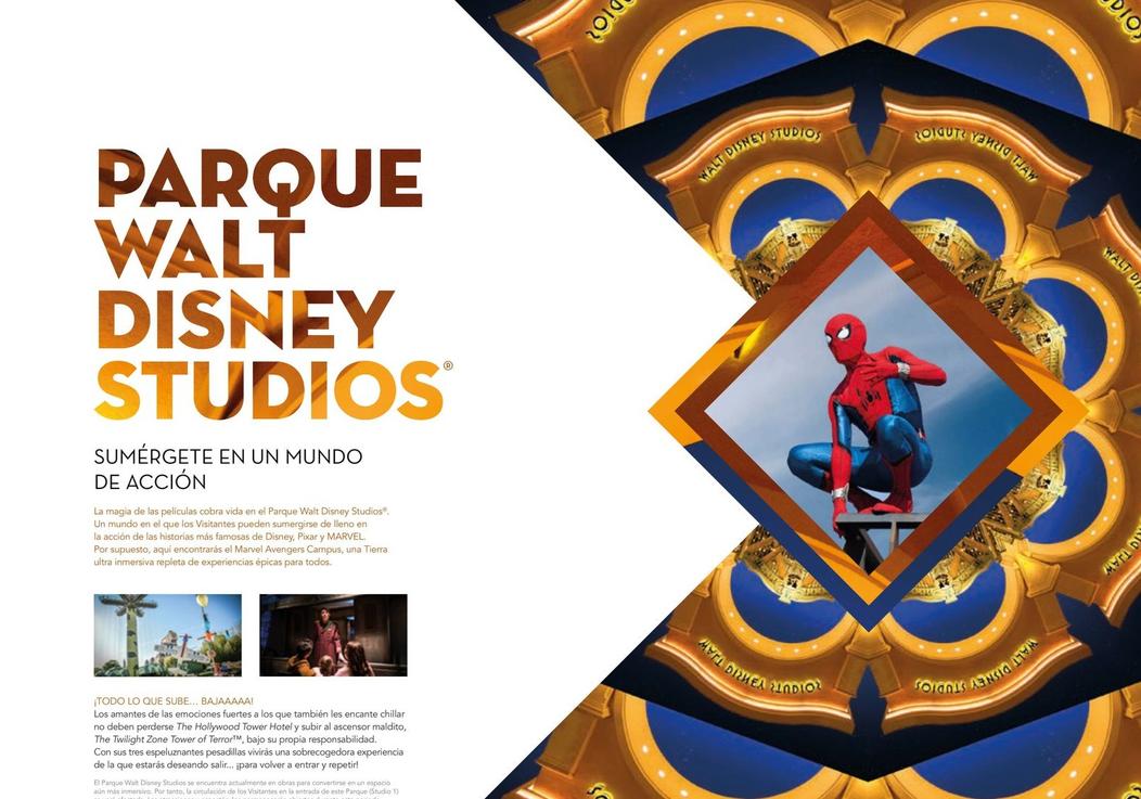 Oferta de Disney - Parque Walt Studios en Viajes El Corte Inglés
