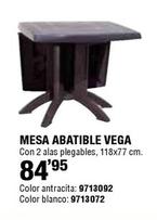 Oferta de Mesa Abatible Vega por 84,95€ en Cifec