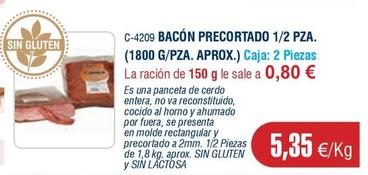 Oferta de Bacon por 5,35€ en Abordo