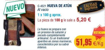 Oferta de Abordo - Hueva De Atún por 51,95€ en Abordo