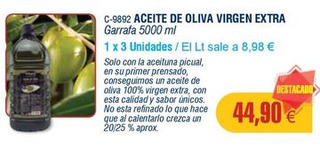 Oferta de Abordo - Aceite De Oliva Virgen Extra por 44,9€ en Abordo