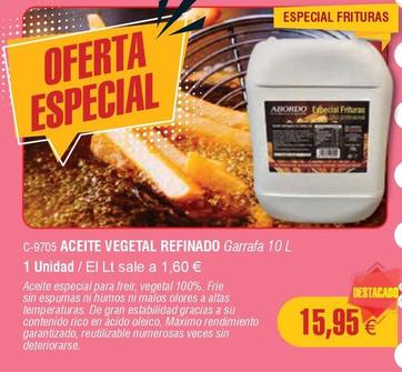 Oferta de Abordo - Aceite Vegetal Refinado por 15,95€ en Abordo