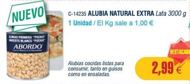 Oferta de Abordo - Alubia Natural Extra por 2,99€ en Abordo