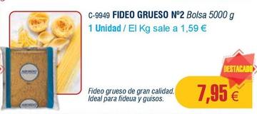 Oferta de Abordo - Fideo Grueso Nº2 por 7,95€ en Abordo