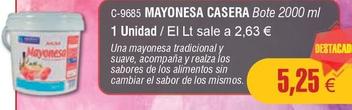Oferta de Abordo - Mayonesa Casera por 5,25€ en Abordo