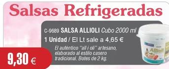 Oferta de Salsas por 9,3€ en Abordo