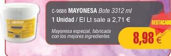 Oferta de Abordo - Mayonesa por 8,98€ en Abordo