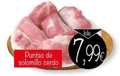 Oferta de Solomillo de cerdo en Supermercados Piedra