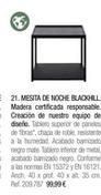 Oferta de Mesita De Noche Blackhill por 99,99€ en Maisons du Monde
