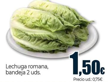 Oferta de Lechuga Romana, Bandeja por 1,5€ en Unide Supermercados
