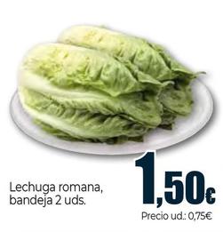 Oferta de Lechuga Romana, Bandeja  por 1,5€ en Unide Supermercados