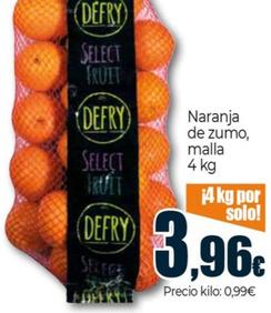 Oferta de Naranja De Zumo Malla por 3,96€ en Unide Supermercados
