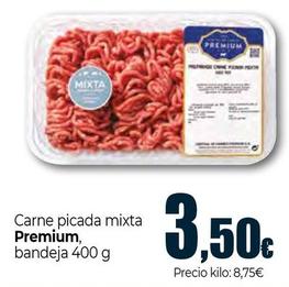 Oferta de Premium - Carne Picada Mixta por 3,5€ en Unide Supermercados