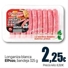 Oferta de Elpozo - Longaniza Blanca  por 2,25€ en Unide Supermercados