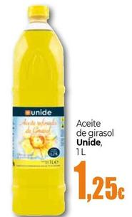 Oferta de Unide - Aceite De Girasol por 1,25€ en Unide Supermercados