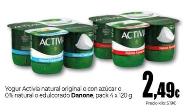 Oferta de Danone - Yogur Activia Natural Original O Con Azúcar O 0% Natural O Edulcorado por 2,49€ en Unide Supermercados