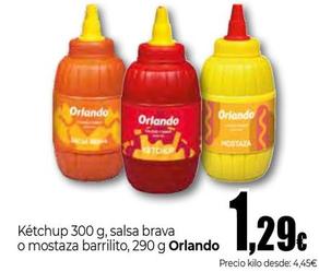 Oferta de Orlando - Ketchup por 1,29€ en Unide Supermercados
