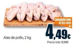 Oferta de Alas De Pollo por 4,49€ en Unide Supermercados