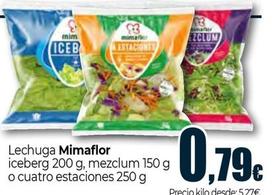 Oferta de Miraflores - Lechuga Iceberg, Mezclum O Cuatro Estaciones por 0,79€ en Unide Supermercados
