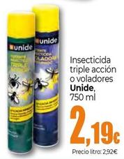 Oferta de Unide - Insecticida Triple Accion O Voladores por 2,19€ en Unide Supermercados