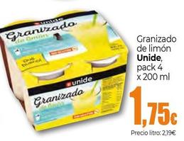 Oferta de Unide - Granizado De Limón por 1,75€ en Unide Supermercados