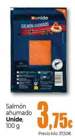 Oferta de Unide - Salmón Ahumado por 3,75€ en Unide Supermercados