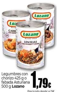 Oferta de Lozano - Legumbres Con Chorizo por 1,79€ en Unide Market