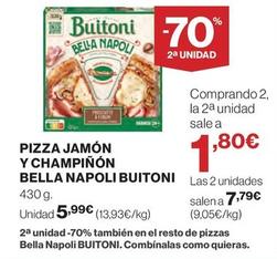 Oferta de Pizza por 5,99€ en El Corte Inglés
