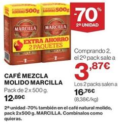 Oferta de Café molido por 12,89€ en El Corte Inglés