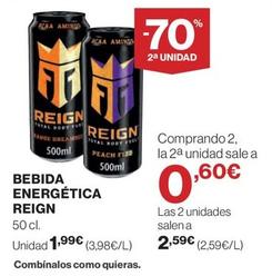 Oferta de Bebida energética por 1,99€ en El Corte Inglés