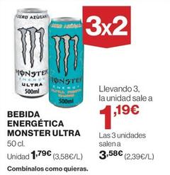 Oferta de Bebida energética por 1,79€ en El Corte Inglés