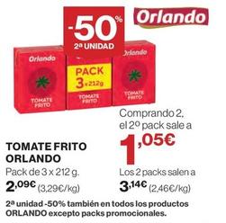 Oferta de Tomate frito por 2,09€ en El Corte Inglés