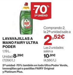 Oferta de Detergente lavavajillas por 8,39€ en El Corte Inglés