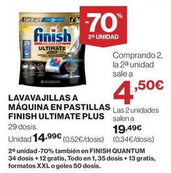 Oferta de Detergente lavavajillas por 14,99€ en El Corte Inglés