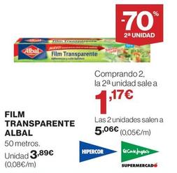 Oferta de Film transparente por 3,89€ en El Corte Inglés