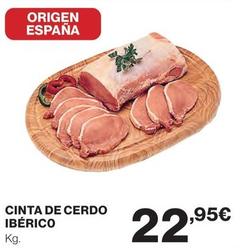 Oferta de Cinta De Cerdo Ibérico por 22,95€ en El Corte Inglés